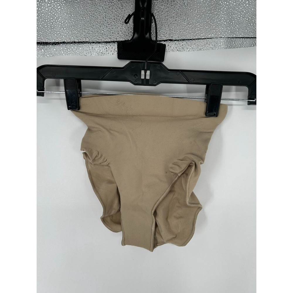 SKIMS Seamless Mid Thigh Sculpt Briefs Women's Small Clay Tummy Control Stretch‎